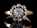 Antique 18ct Gold 1.06ct Diamond Engagement Ring 