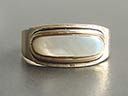 Antique Georgian 9ct Gold Mourning Ring 