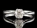 Antique 18ct Gold Diamond Engagement Ring 