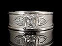 Vintage Hand Made Platinum 1.70ct Diamond Engagement Ring 