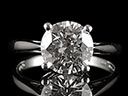 Vintage Platinum 2.01ct Diamond Engagement Ring 