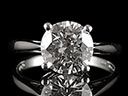 Vintage Platinum 2.01ct Diamond Engagement Ring