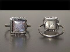 Vintage Silver Butterfly Wing Ring