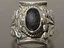 Georgian Silver & Onyx Mourning Ring
