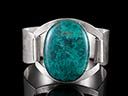 Vintage Silver & Turquoise Ring 