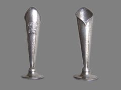 Vintage Silver Peruvian Art Nouveau Vase 