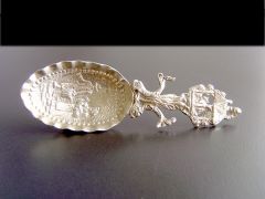 Antique Silver Caddy Spoon
