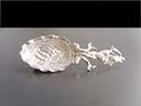 Antique Dutch Silver Caddy Spoon 