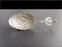 Antique Dutch Silver Caddy Spoon 