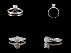 Vintage 18ct W/Gold 1.27ct Diamond Engagement Ring