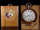 Antique 9ct Gold Gold Pocket Watch & Box Stand