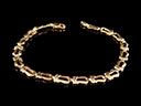 Vintage 9ct Gold Fancy Link Bracelet 