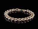 Vintage 9ct Rose Gold Curb Bracelet