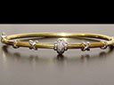 Vintage 18ct Gold & Diamond Bracelet