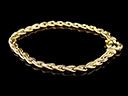 Vintage 9ct Gold Weave Link Bracelet 