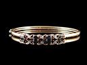 Vintage 9ct Gold Sapphire & Diamond Bracelet 