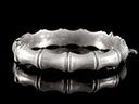 Vintage Silver Bamboo Bracelet 