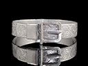 Vintage Solid Silver Belt Buckle Bracelet