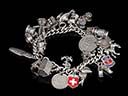 Victorian Solid Silver Charm Bracelet