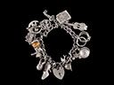 Vintage Silver Charm Bracelet