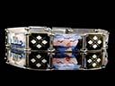 Vintage Silver & Enamel Bernard Meldahl Bracelet
