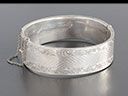 Vintage Silver Hinged Bracelet
