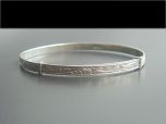 Victorian Silver Extendable Bangle