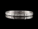 Antique Solid Silver Extendable Bracelet 