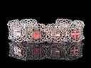 Antique German Silver Souvenier Bracelet