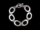 Vintage Silver Oval Link Bracelet