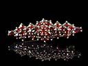 Antique Silver Gilt Bohemian Garnet Brooch
