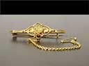 Antique 15ct Gold & Diamond Bar Brooch