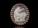 Antique Gold Cameo Brooch