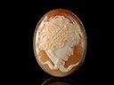 Antique 15ct Gold Medusa Cameo Brooch