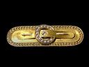 Victorian 15ct Gold Diamond & Pearl Brooch 