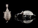 Antique Silver Armadillo Pendant