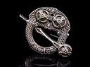 Vintage Silver Celtic Brooch
