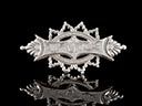 Antique Silver Lozenge Brooch