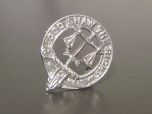 Vintage Scottish Silver Coat of Arms Brooch
