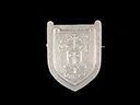 Antique Silver Armorial Shield Brooch