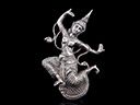Vintage Siam Silver Dancing Goddess Brooch