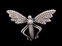 Antique Cut Steel Dragonfly Brooch