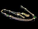 Antique 9ct Gold & Enamel Albert Chain-Bracelet