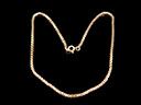 Vintage Heavy 9ct Gold Box Link Chain