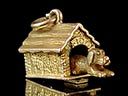 Vintage 9ct Gold Fido Dog House Charm