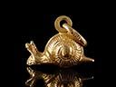 Vintage 18ct Gold Snail Charm