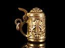 Antique 9ct Gold Tankard Fob-Charm 