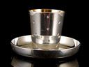 Vintage Christofle Silver Plated Shot Beaker & Saucer