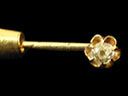 Antique 9ct Gold Diamond Stick Pin 
