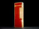Vintage Red Lacquer Gemline Dunhill Lighter